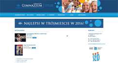Desktop Screenshot of gimnazjumoliwa.edu.pl